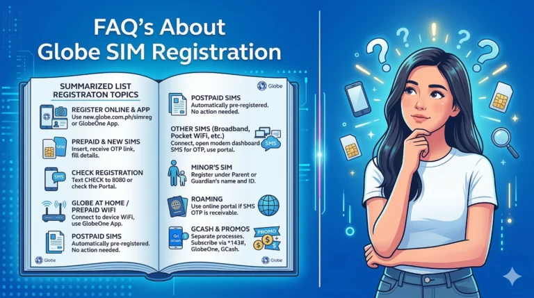 Globe SIM Registration FAQ's