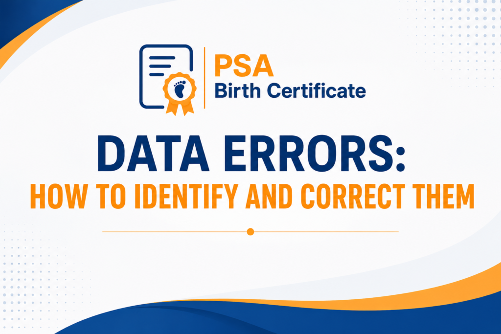 PSA Birth Certificate Data Errors