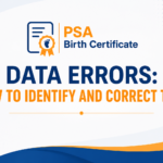 PSA Birth Certificate Data Error